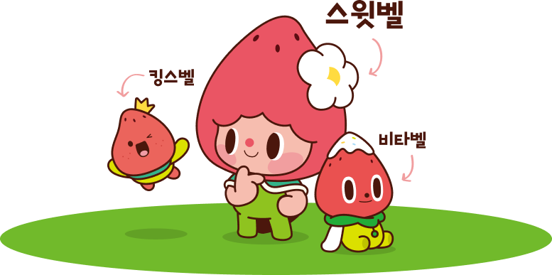 스윗벨, 비타벨, 킹스벨 캐릭터